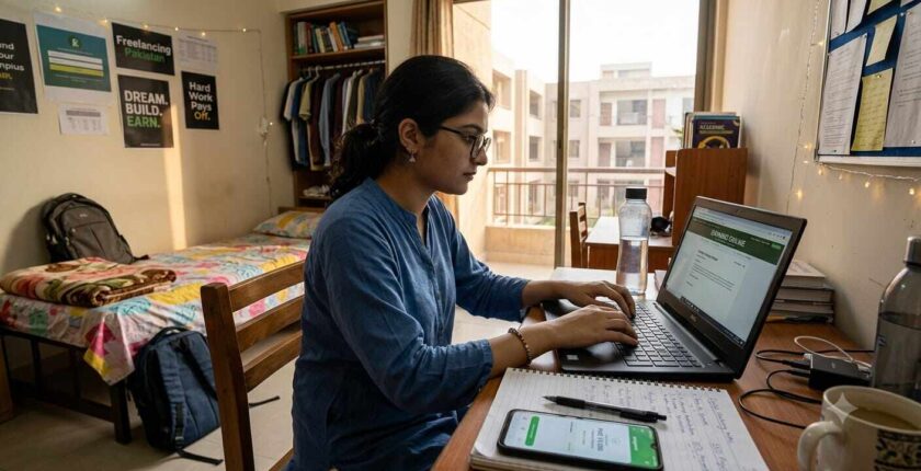 Online earning in Pakistan for students using laptop in 2026
