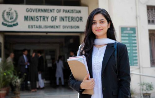 Best government jobs for females in Pakistan - professional woman at government office