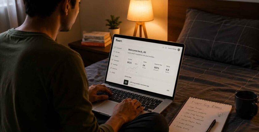 Best Fiverr gig ideas for beginners - setting up seller dashboard