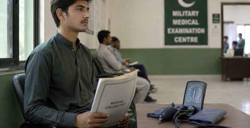 Pakistan Army medical test explained - candidate at medical examination center