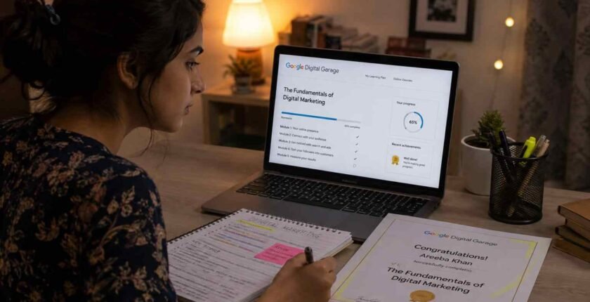 Google AI courses Pakistan 2026 - studying for free certificate