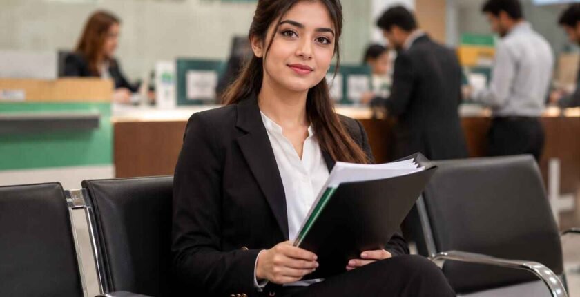 Banking jobs without experience in Pakistan - candidate at bank interview